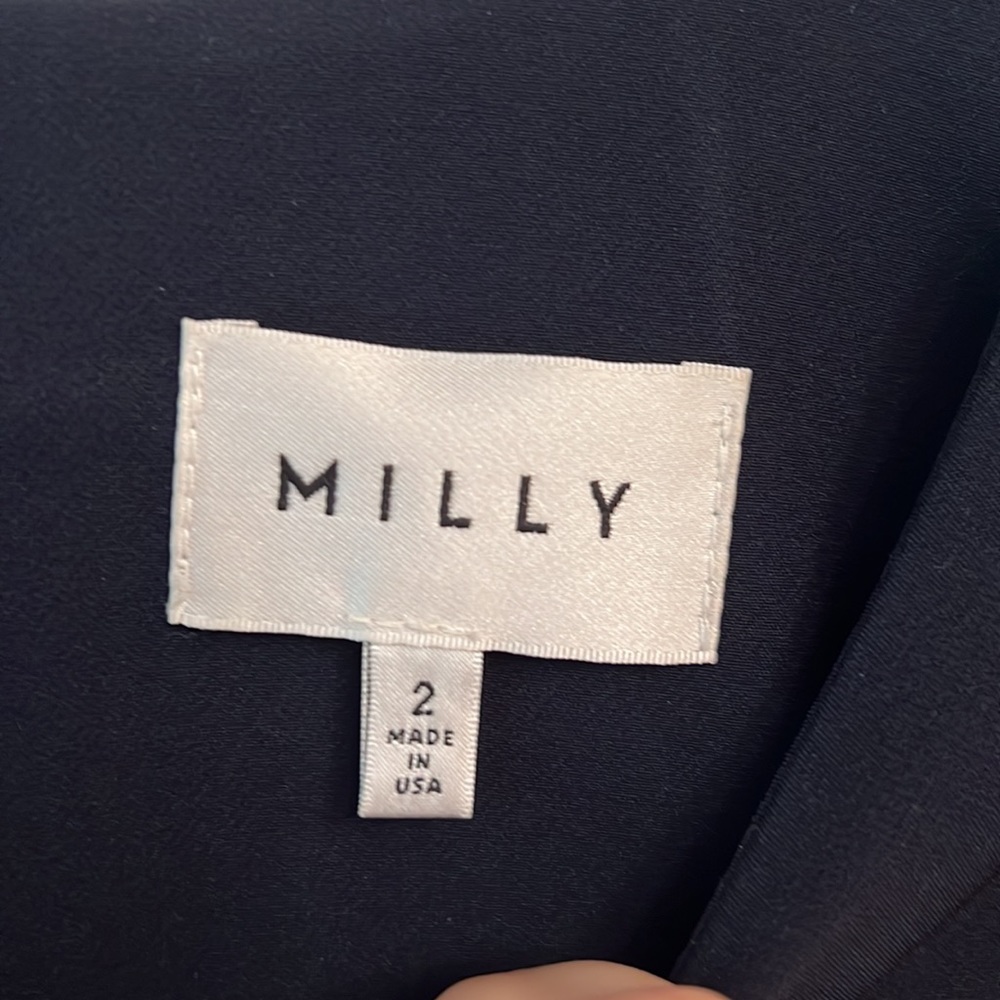 Milly size 2 navy dress - Picture 10 of 13